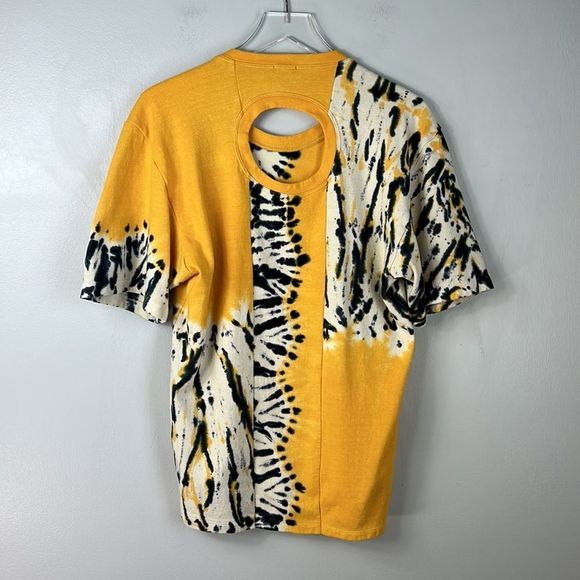 PROENZA SCHOULER Cutout Tie Dye Panel T Shirt - Picture 10 of 13